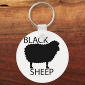 黒い羊 キーホルダー (正面)