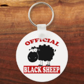 黒い羊 キーホルダー (正面)