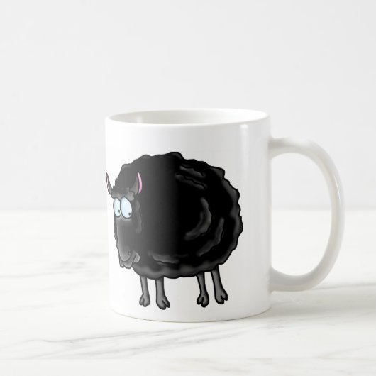 黒い羊 コーヒーマグカップ (右)