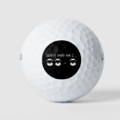 黒い羊 ゴルフボール (正面)