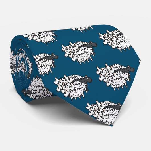 黒い羊 ネクタイ (ロール)