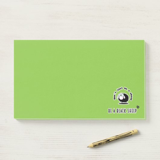 黒い羊 ポストイット (デスク)