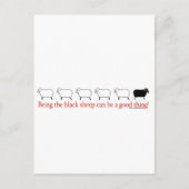 黒い羊 ポストカード (正面)