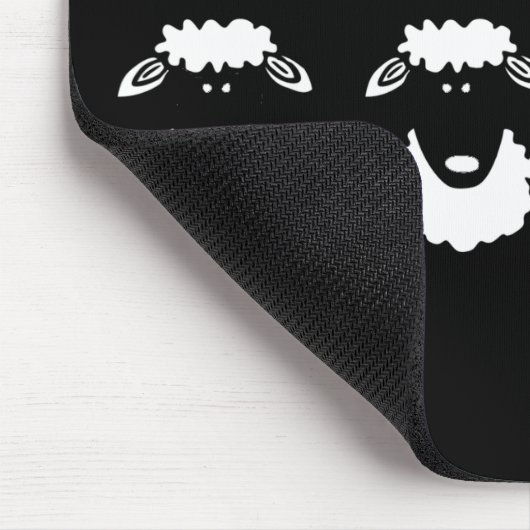 黒い羊 マウスパッド (コーナー)