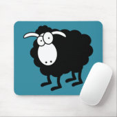 黒い羊 マウスパッド (マウス)