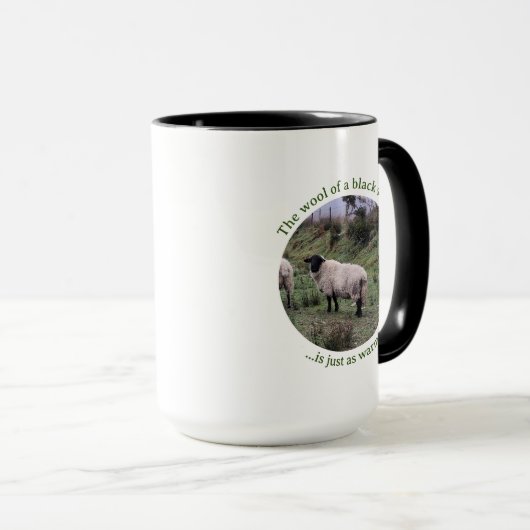 黒い羊 マグカップ (正面右)