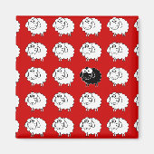 黒い羊 マグネット (正面)