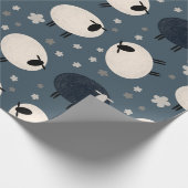 黒い羊 ラッピングペーパー (角)