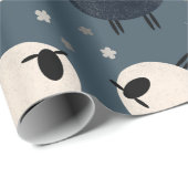 黒い羊 ラッピングペーパー (ロールコーナー)