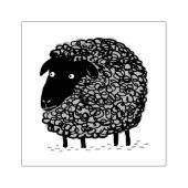 黒い羊 ラバースタンプ (インプリント)