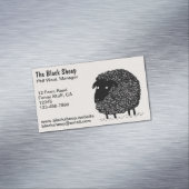 黒い羊 |漫画クールの羊 マグネット名刺 (インサイチュ)