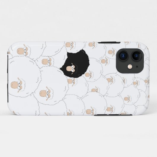 黒い羊 Case-Mate iPhoneケース (裏面(横))