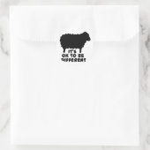 黒い羊 – It To 違う Be ラウンドシール (バッグ)