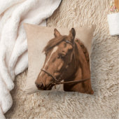 黒い美しいの本からのショウガの馬 クッション (ブランケット)