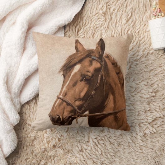 黒い美しいの本からのショウガの馬 クッション (ブランケット)