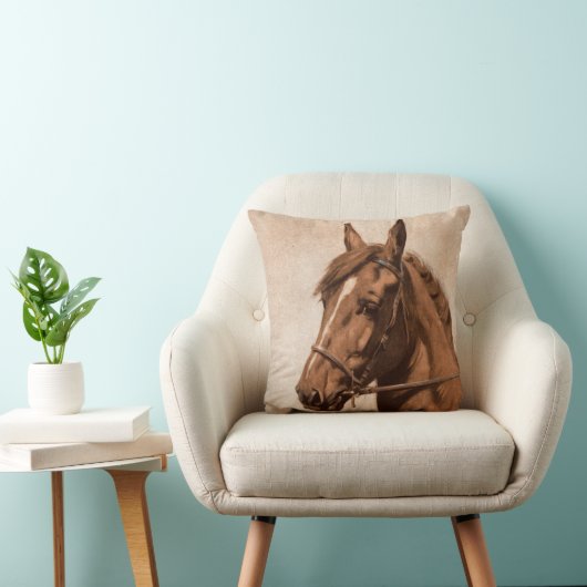 黒い美しいの本からのショウガの馬 クッション (椅子)