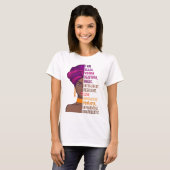 黒い美しい女誇りを持った私は黒い女の美しい Tシャツ (正面フル)