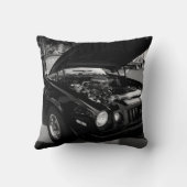 黒い美しい クッション (裏面)