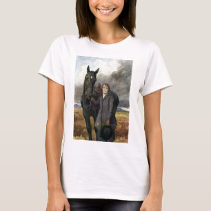 黒い美しい-彼女は彼女の馬のための私を選びました Tシャツ
