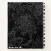 黒い美意識ノート ノートブック (裏面)