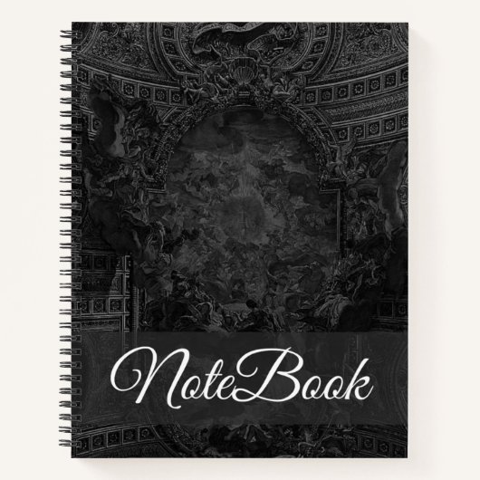 黒い美意識ノート ノートブック (正面)