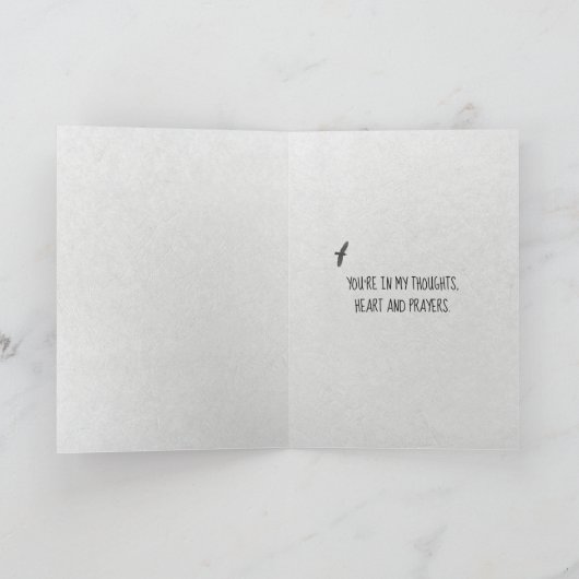 黒い羽および鳥の勇気付けられる カード (内部)