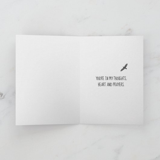 黒い羽と鳥 カード (内部)