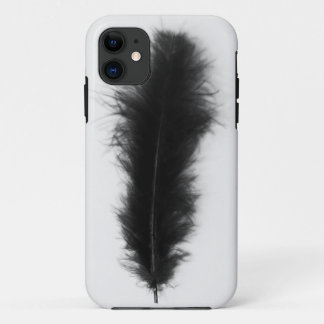 黒い羽 iPhone 11 ケース