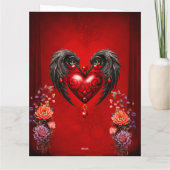 黒い翼の心 カード (裏面)