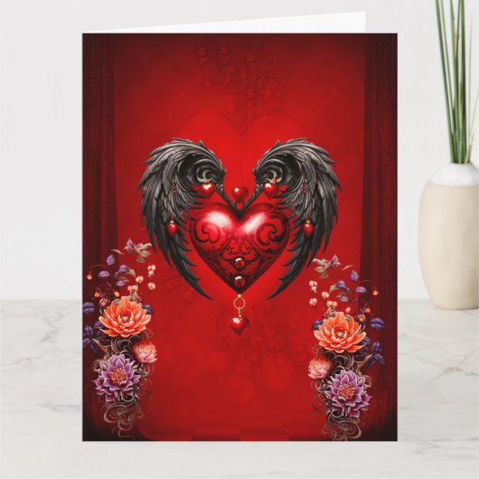 黒い翼の心 カード (正面)