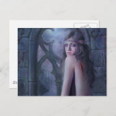 黒い翼はがき ポストカード (正面/裏面)