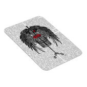 黒い翼を持つマネキン マグネット (右側)