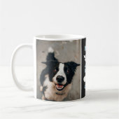 黒い翼準備ハートがペットにならない記念写真2枚 コーヒーマグカップ (左)