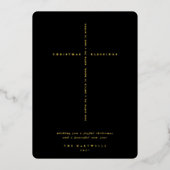 黒い聖なる書物、 経典のクロス写真 箔シーズンカード (正面)