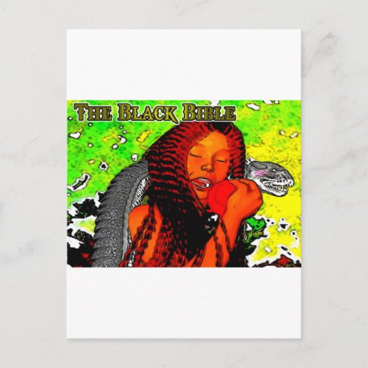 『黒い聖書』：アダム&エバ ポストカード (正面)