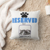 黒い肉印刷で[ペット名]専用 クッション (ブランケット)