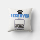 黒い肉印刷で[ペット名]専用 クッション (裏面)