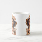 黒い肌の女の子 コーヒーマグカップ (中央)