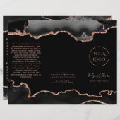 黒い胃袋のパンフレット (正面/裏面)