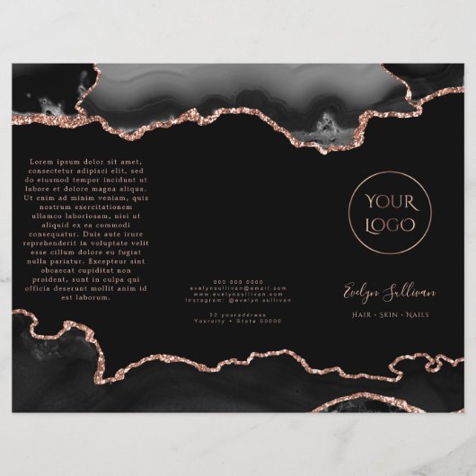 黒い胃袋のパンフレット (正面)