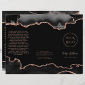 黒い胃袋のパンフレット (正面/裏面)