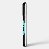 黒い背景にシアンの妖精 Case-Mate iPhoneケース (裏面 / 左)