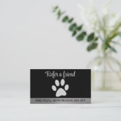 黒い背景にシルバードッグポー 紹介カード (スタンド正面)