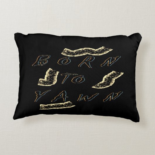 黒い背景にパフやフラフを描く アクセントクッション (裏面)