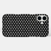 黒い背景に不気味なスカル Case-Mate iPhoneケース (裏面 (横))