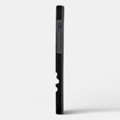 黒い背景に不気味なスカル Case-Mate iPhoneケース (裏面 / 左)