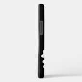黒い背景に不気味なスカル Case-Mate iPhoneケース (裏面 / 右)