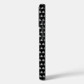黒い背景に不気味なスカル Case-Mate iPhoneケース (裏面 / 左)