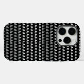 黒い背景に不気味なスカル Case-Mate iPhoneケース (裏面 (横))