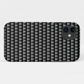黒い背景に不気味なスカル Case-Mate iPhoneケース (裏面(横))